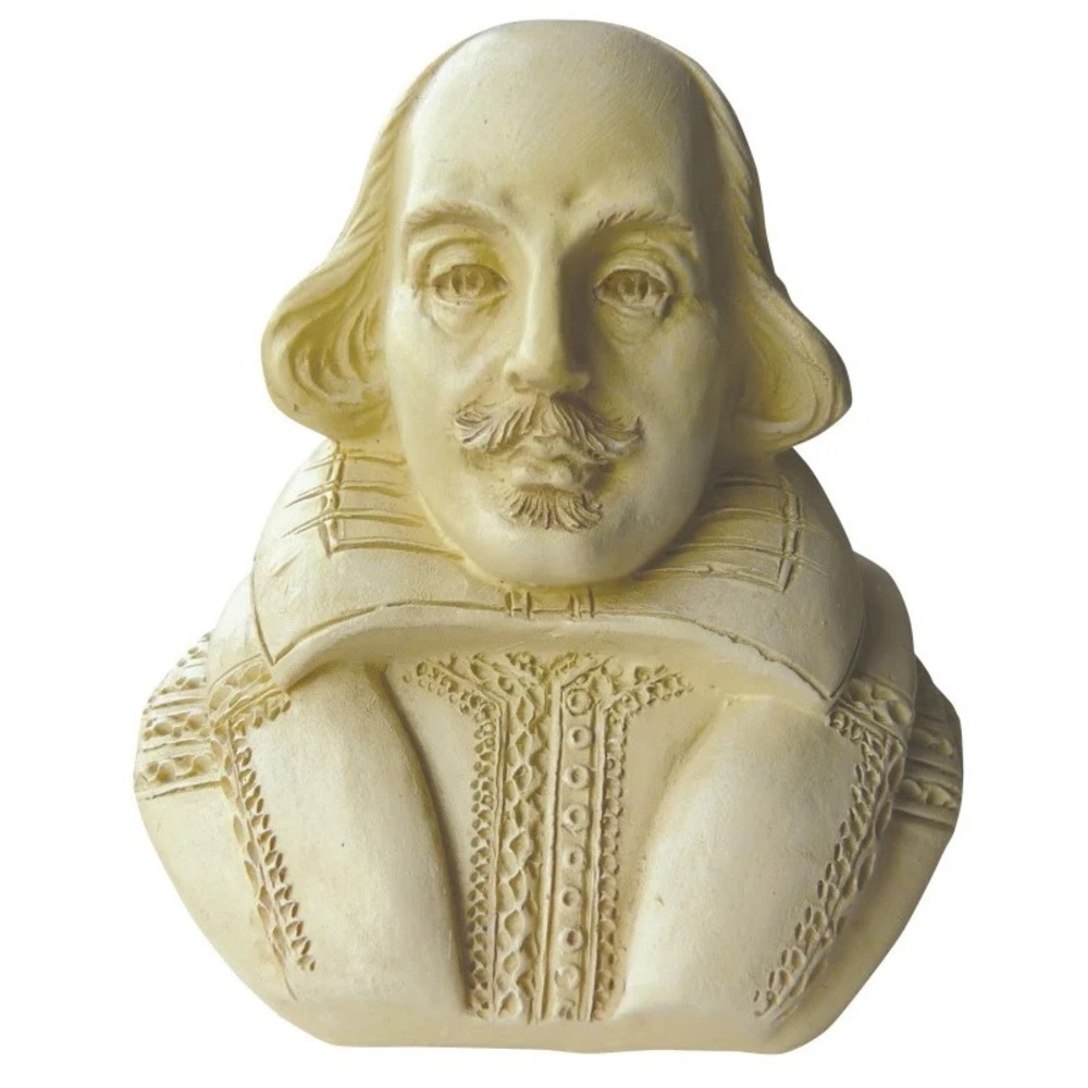 Shakespeare Bust; Decorative Shakespeare Bust for Bookshelf